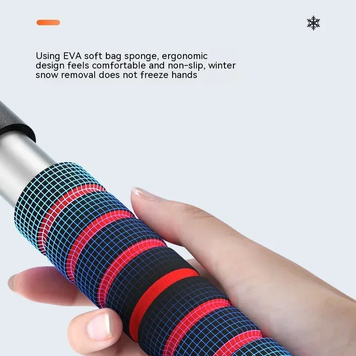 Winter Car Cleaner Extendable Snow Shovel Ice Scraper Brush Detachable Windshield Tool