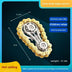 Sprocket Flywheel Flywheel Flying Top Flying Disk Anti-Anxiety Ornaments Metal Bicycle Chain EDC Rotating Flying Disk Adult Toy