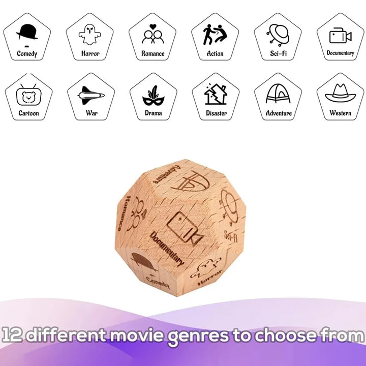 Dice for Her Him Couples Gift Ideas Food Decision Dice Games Christmas Birthday Valentines Day Gifts for Wife Husband
