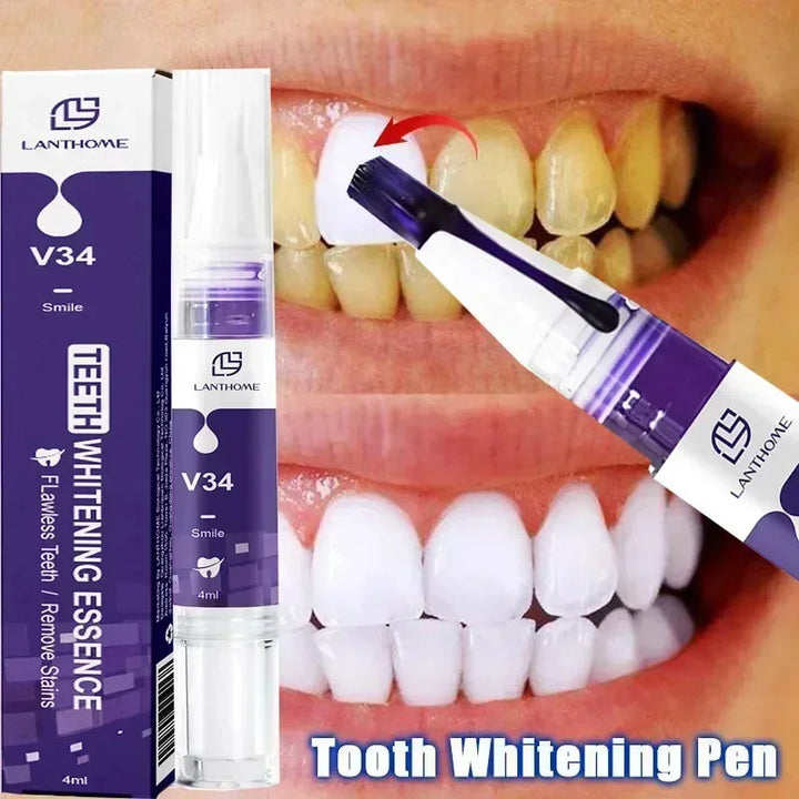 V34 Purple Teeth Whitening Toothpaste Remove Plaque Stains