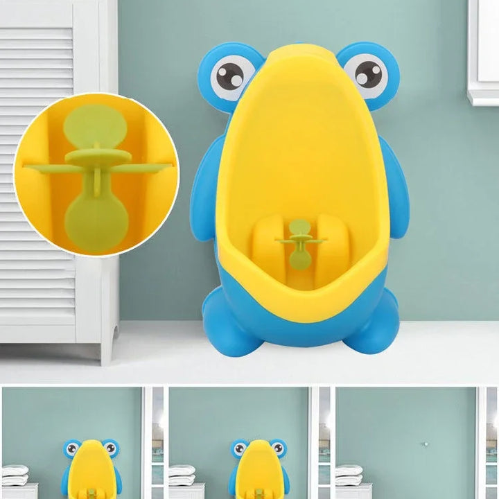 Cute Frog Potty Training Urinal Boy With Fun Aiming Target, Toilet Urinal Trainer, Children Stand Vertical Pee Infant Toddler