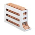 Refrigerator Egg Storage Box 4 Layers Automatic Rolling Egg Holder Kitchen Refrigerator Egg Dispenser Fridge Organizer