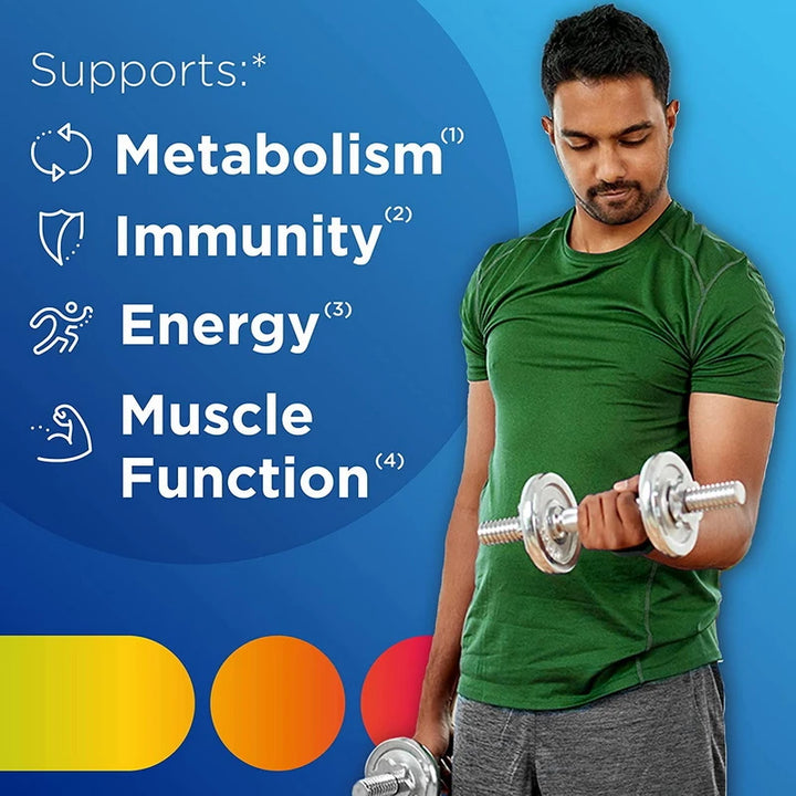 Centrum Multivitamin for Men and Mineral Supplements, Energy Support, Muscle Mass, Immune System, Antioxidants
