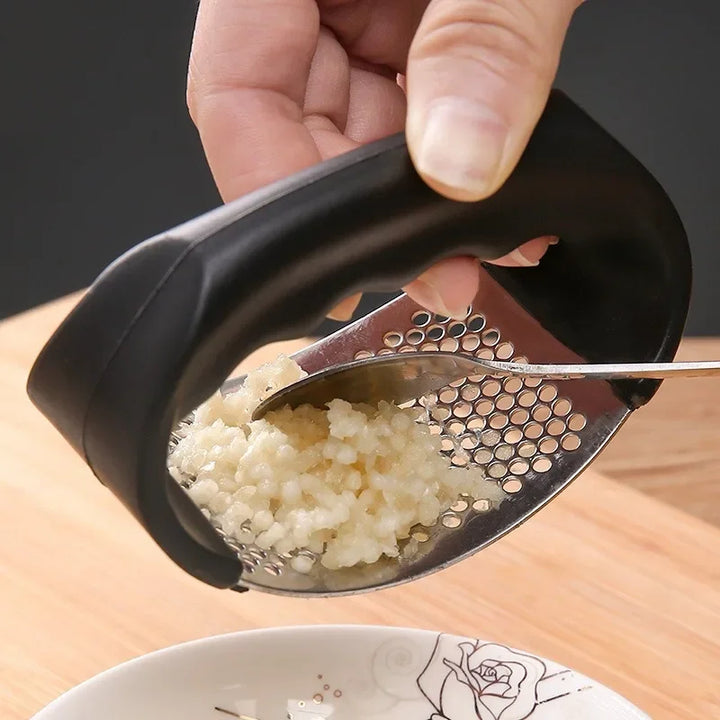 Stainless Steel Garlic Press Crusher Manual
