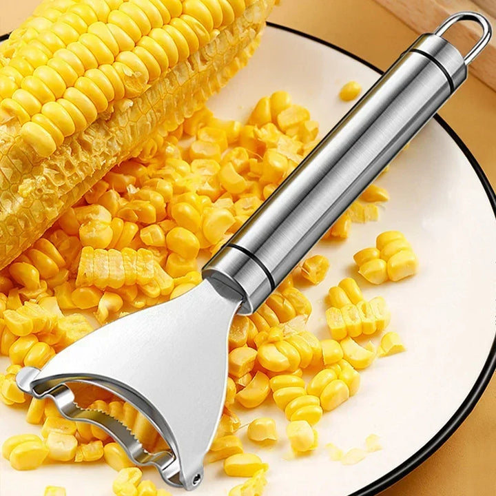 Stainless Steel Serrated Corn Peeler Corn Shaver Planer