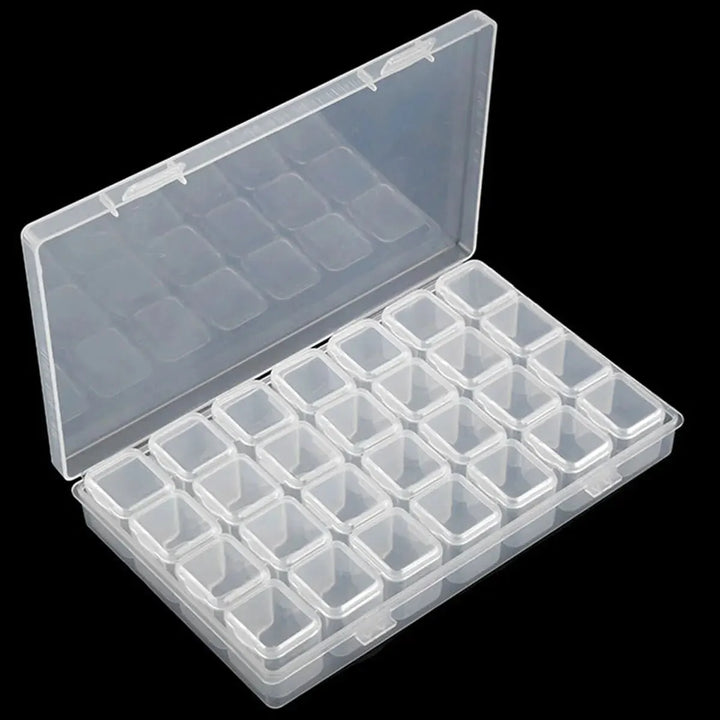 5D DIY Diamond Painting Tools Accessories Storage Box Container Diamond Embroidery Accessories Drill Box Mosaic Container Case