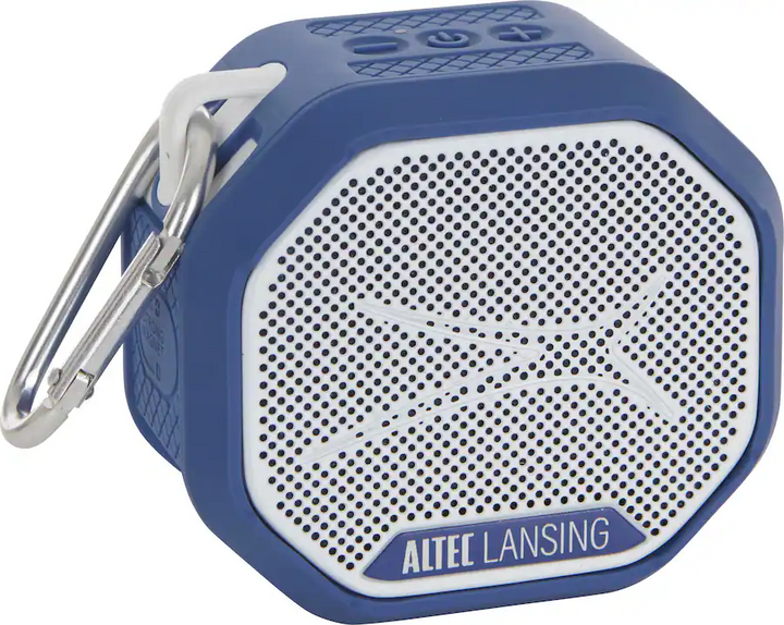 Altec Lansing - Bluetooth HydraTrek 2.0 EverythingProof Portable Speaker - Periwinkle/White