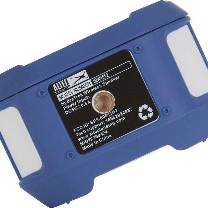 Altec Lansing - Bluetooth HydraTrek 2.0 EverythingProof Portable Speaker - Periwinkle/White