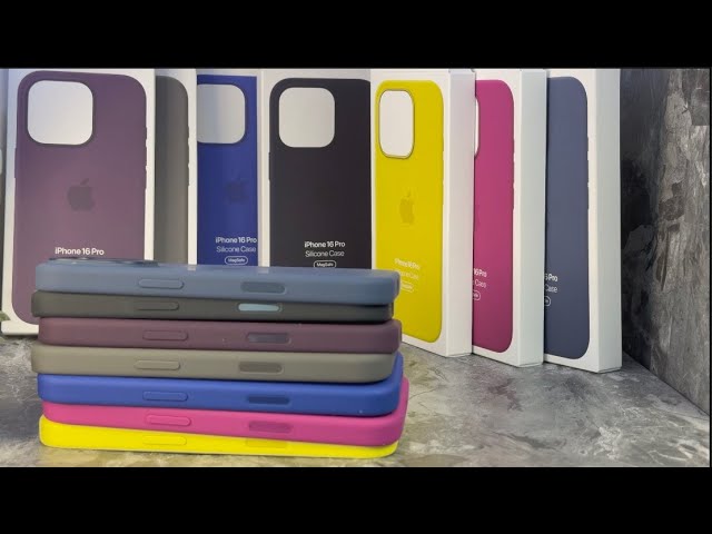 Apple iPhone 16 Pro Silicone Case MagSafe - Black