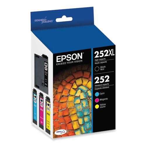 Epson 252 Ink Cartridges Pack of 4 - Black/Cyan/Magenta/Yellow