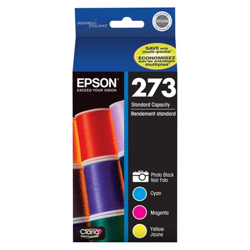 Epson 273 Ink Cartridges 4-Pack - Photo Black/Cyan/Magenta/Yellow
