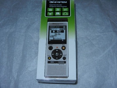 OM System WS-882 Digital Voice Recorder Black/Grey