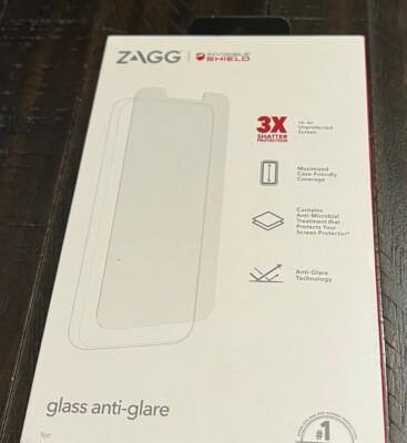 ZAGG - Glass+ Defense Screen Protector for Apple iPhone 14, 16e - Clear