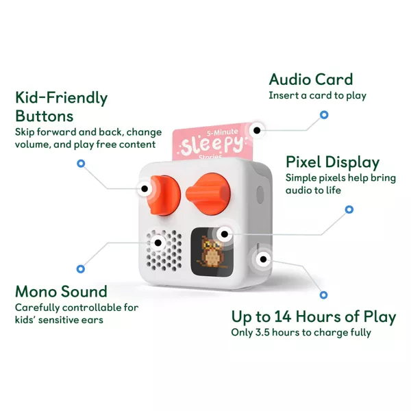 Yoto 5-Minute Sleepy Stories Audio Card: Kindergarten & Preschool Learning Software