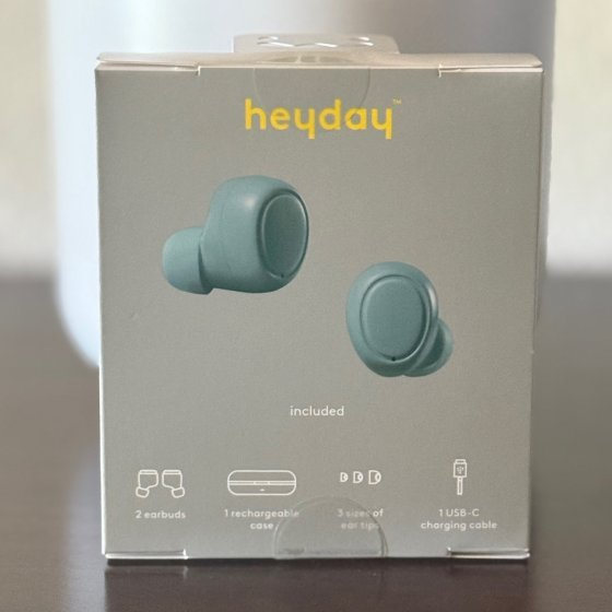 True Wireless Earbuds Active Noise Cancelling - Heyday™ Translucent Matcha: in-Ear Speaker, Silicone Cushions, 6 Hour Battery, Water-Resistant