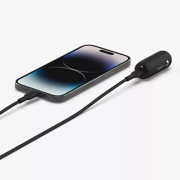 Belkin 30W USB-C Car Charger - Black