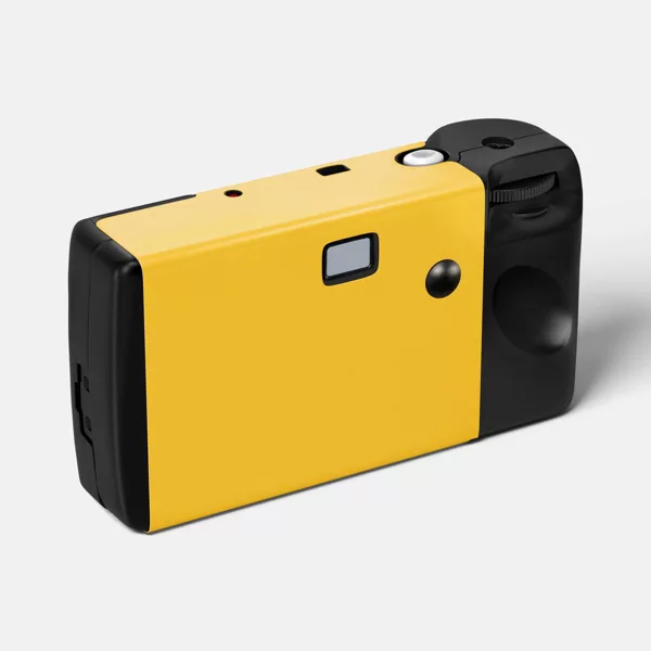 Game Day Disposable Camera - Heyday™ Yellow Gold: Built-in Flash, Fixed Focus