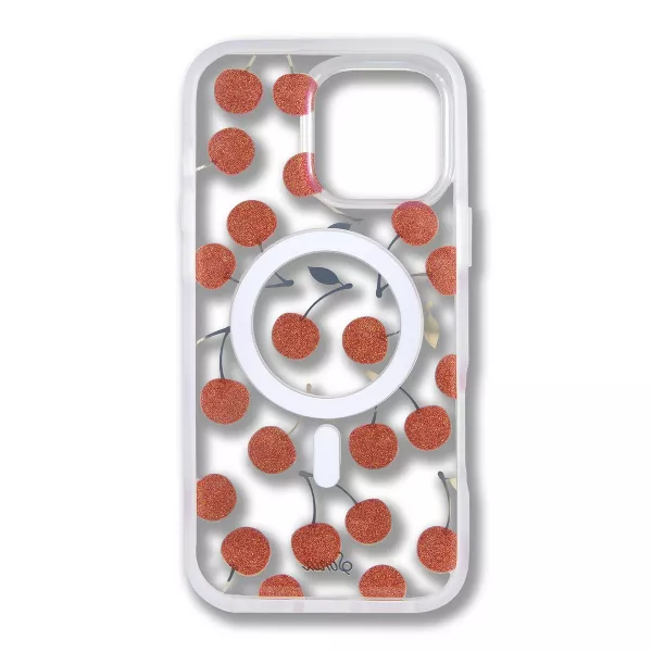 Sonix iPhone 15 Pro Case with MagSafe - Cherry on Top: Polycarbonate, Cherries Pattern