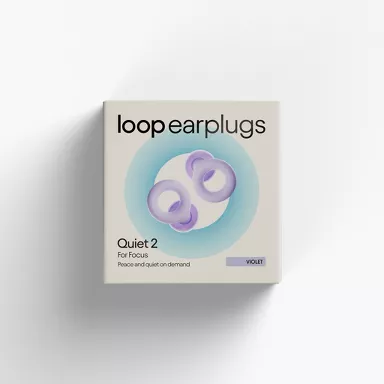 Loop Quiet™ 2 Earplugs for Focus, Travel and Sleep - Violet