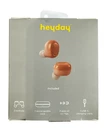 True Wireless Earbuds Active Noise Cancelling - Heyday™ Translucent Peach: Built-in Microphone, Water-Resistant, 6-Hour Battery Life