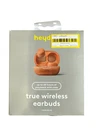 True Wireless Earbuds Active Noise Cancelling - Heyday™ Translucent Peach: Built-in Microphone, Water-Resistant, 6-Hour Battery Life