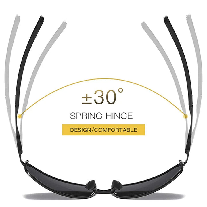Men Aluminium HD Polarized Photochromic Sunglasses Driving Chameleon Sun Glasses