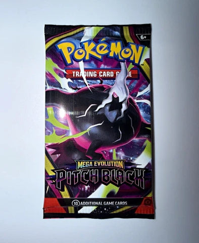 Pitch Black English booster pack — artwork reference; one pack per order